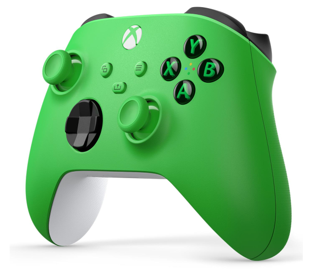 Bezprzewodowy kontroler MICROSOFT XBOX Zielony Velocity Green - 1124830 - zdjęcie 2